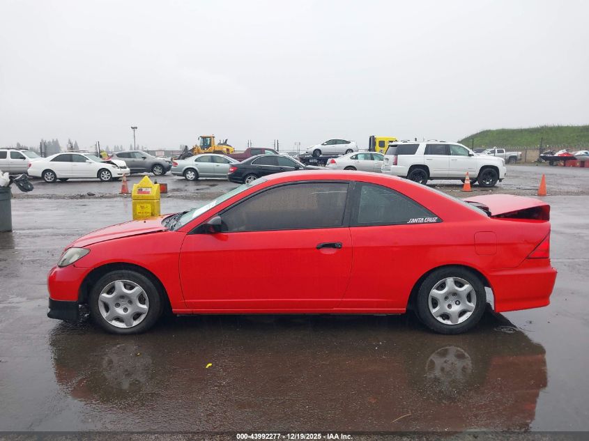 2005 Honda Civic Vp VIN: 1HGEM22125L029762 Lot: 43992277