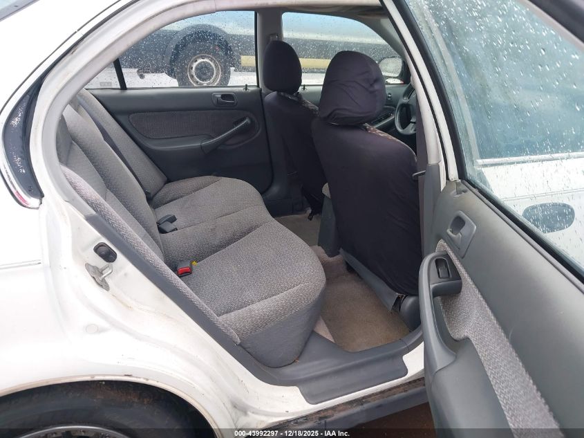 1999 Honda Civic Lx VIN: 2HGEJ6673XH563836 Lot: 43992297