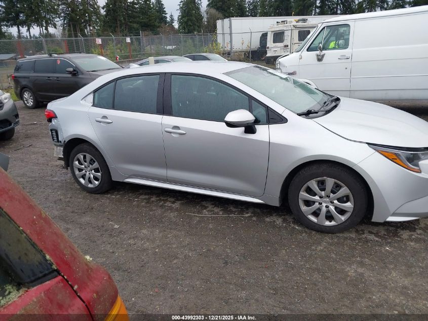 2025 Toyota Corolla Le VIN: 5YFB4MDE6SP307983 Lot: 43992303