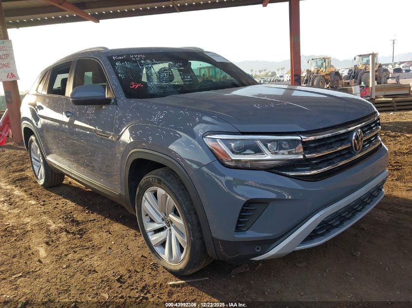 2021 Volkswagen Atlas Cross Sport 3.6L V6 Se W/Technology VIN: 1V2JE2CA4MC215101 Lot: 43992306