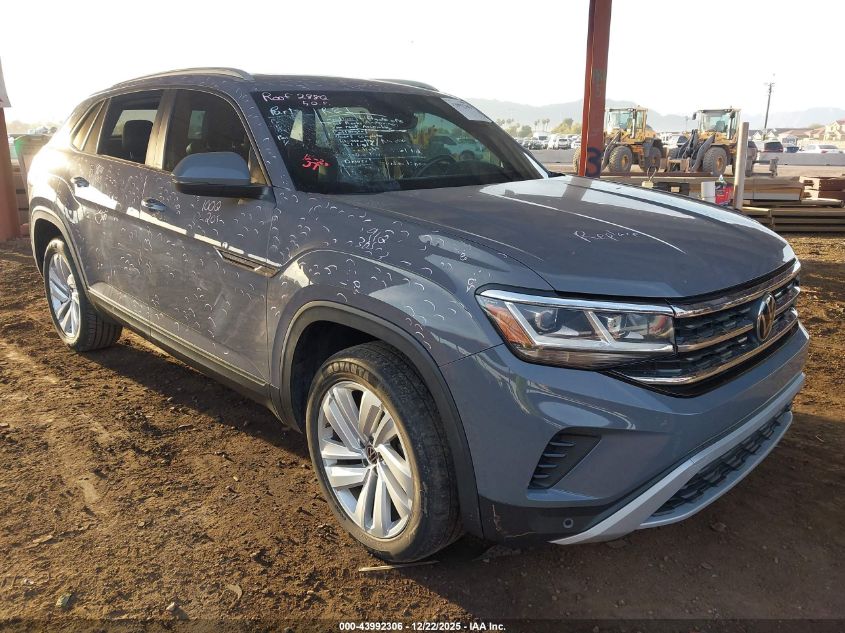 2021 Volkswagen Atlas Cross Sport 3.6L V6 Se W/Technology VIN: 1V2JE2CA4MC215101 Lot: 43992306