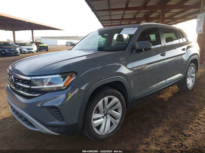 2021 Volkswagen Atlas Cross Sport 3.6L V6 Se W/Technology VIN: 1V2JE2CA4MC215101 Lot: 43992306