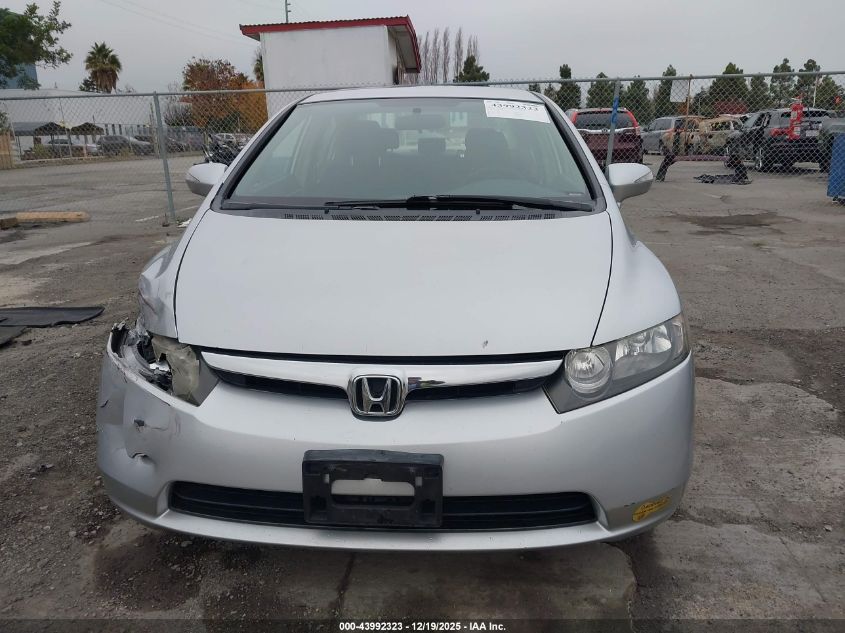2007 Honda Civic Hybrid VIN: JHMFA36277S006134 Lot: 43992323