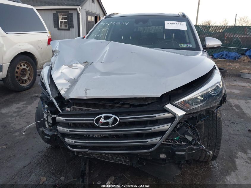 2018 Hyundai Tucson Limited VIN: KM8J3CA20JU835289 Lot: 43992324