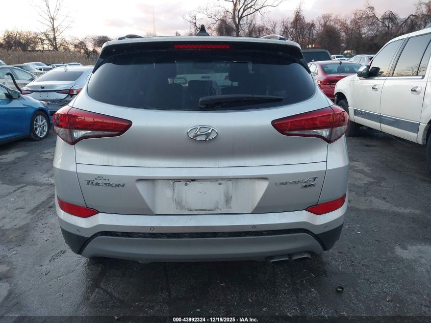 2018 Hyundai Tucson Limited VIN: KM8J3CA20JU835289 Lot: 43992324