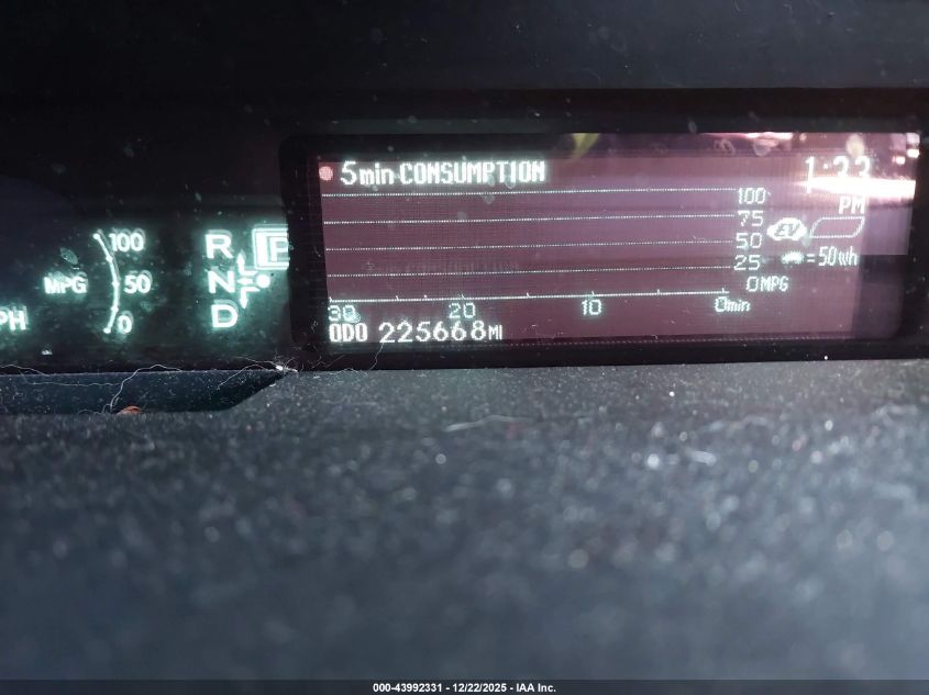 2012 Toyota Prius Two VIN: JTDKN3DU4C1484715 Lot: 43992331