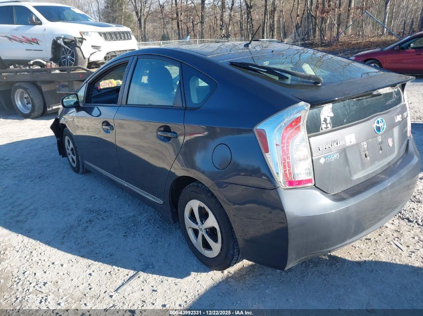2012 Toyota Prius Two VIN: JTDKN3DU4C1484715 Lot: 43992331