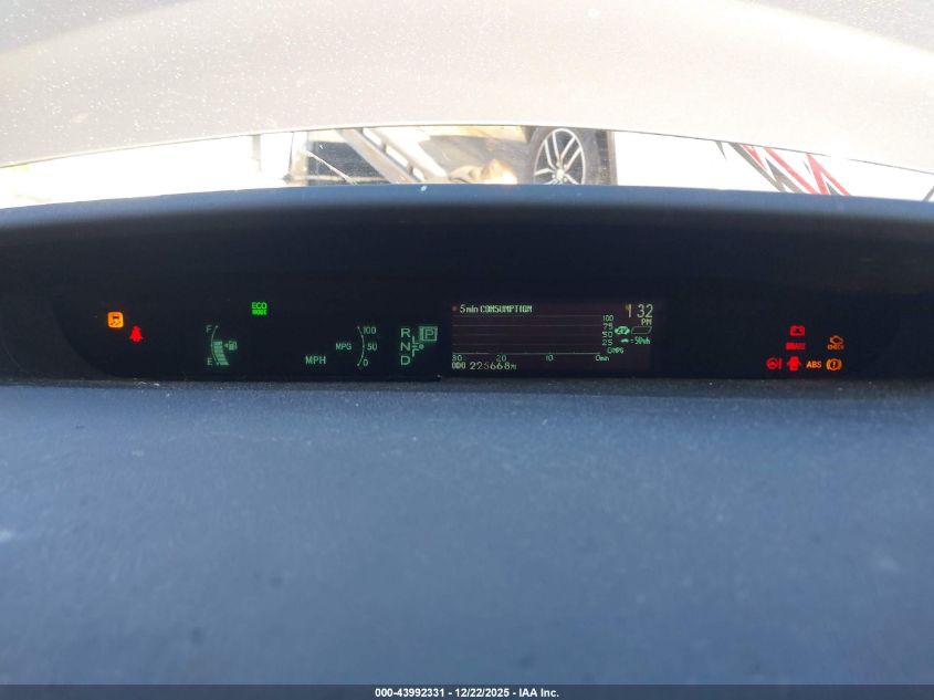 2012 Toyota Prius Two VIN: JTDKN3DU4C1484715 Lot: 43992331