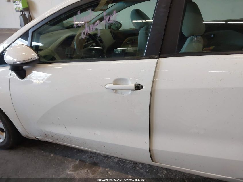 2013 Kia Rio Ex VIN: KNADN5A35D6138495 Lot: 43992335