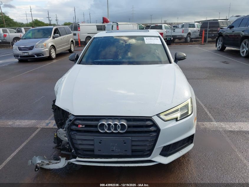 2018 Audi S4 3.0T Premium Plus VIN: WAUB4BF48JA062760 Lot: 43992336