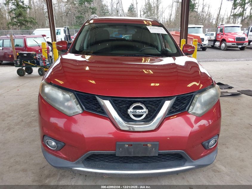 2015 Nissan Rogue Sv VIN: 5N1AT2MTXFC897410 Lot: 43992338