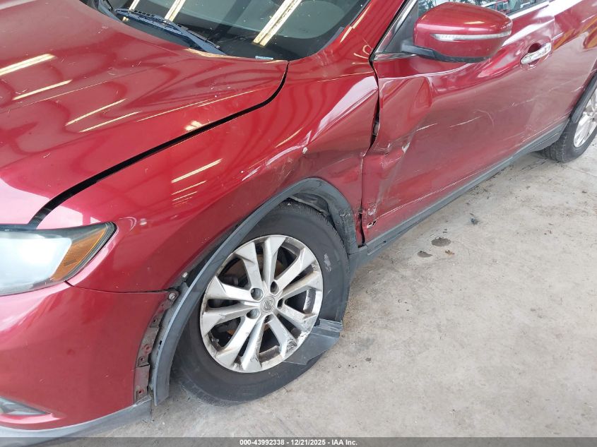 2015 Nissan Rogue Sv VIN: 5N1AT2MTXFC897410 Lot: 43992338