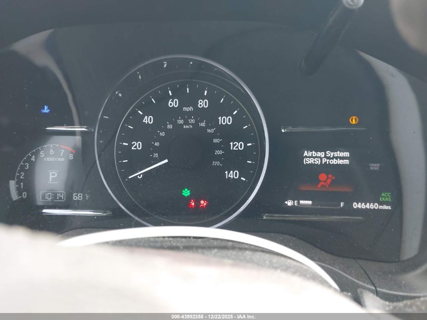 2022 Honda Hr-V 2Wd Ex VIN: 3CZRU5H5XNM739240 Lot: 43992358