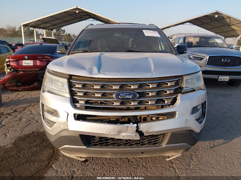 2016 Ford Explorer Xlt VIN: 1FM5K8D80GGB53456 Lot: 43992359