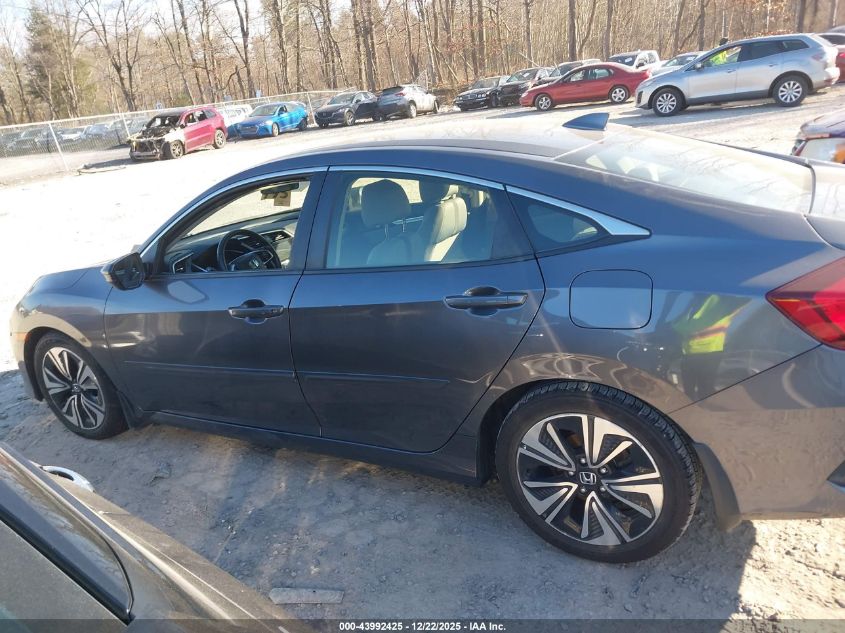 2018 Honda Civic Ex-T VIN: JHMFC1F3XJX012902 Lot: 43992425