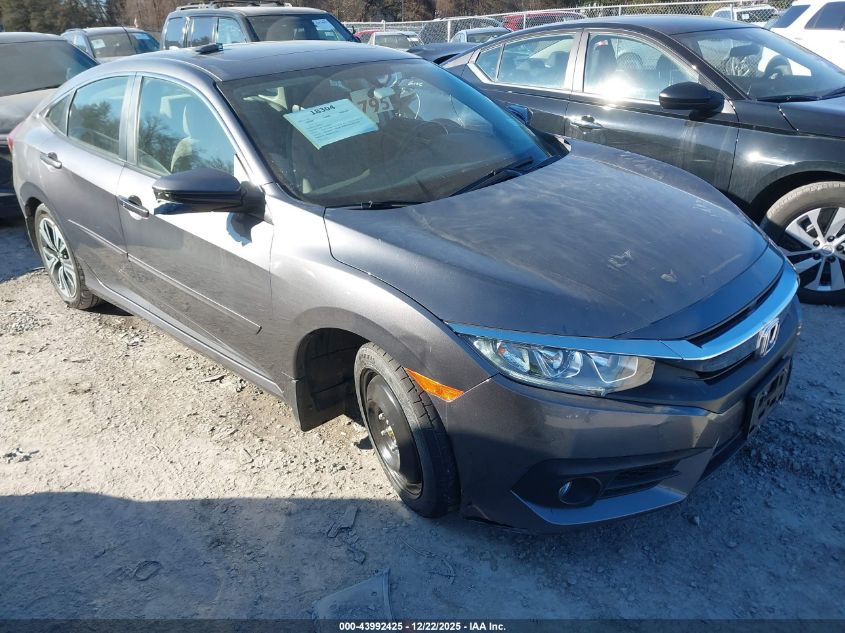 2018 Honda Civic Ex-T VIN: JHMFC1F3XJX012902 Lot: 43992425