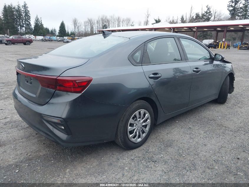 2020 Kia Forte Fe VIN: 3KPF24AD0LE168472 Lot: 43992431