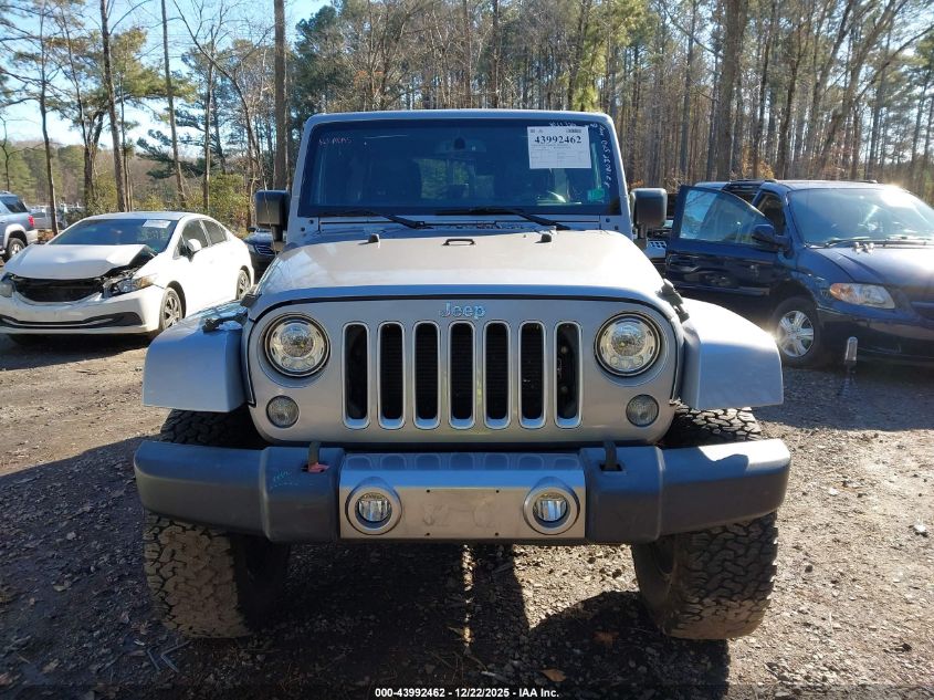 2017 Jeep Wrangler Unlimited Sahara 4X4 VIN: 1C4BJWEGXHL600274 Lot: 43992462