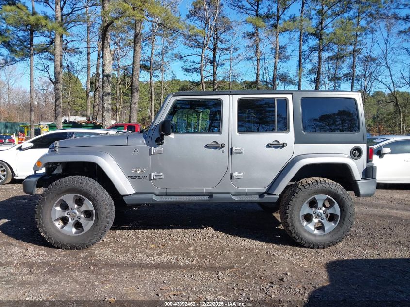 2017 Jeep Wrangler Unlimited Sahara 4X4 VIN: 1C4BJWEGXHL600274 Lot: 43992462
