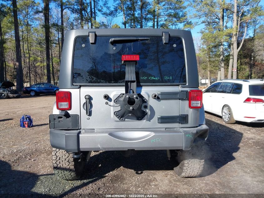 2017 Jeep Wrangler Unlimited Sahara 4X4 VIN: 1C4BJWEGXHL600274 Lot: 43992462