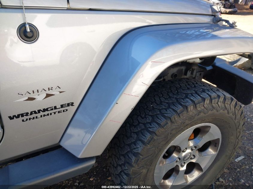 2017 Jeep Wrangler Unlimited Sahara 4X4 VIN: 1C4BJWEGXHL600274 Lot: 43992462