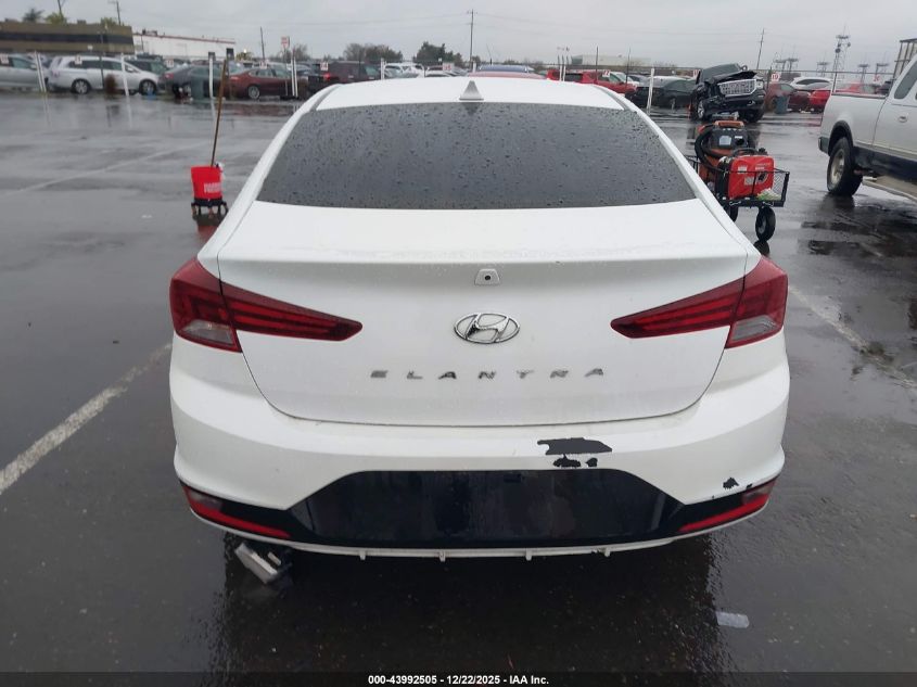 2019 Hyundai Elantra Sel VIN: 5NPD84LF8KH483292 Lot: 43992505