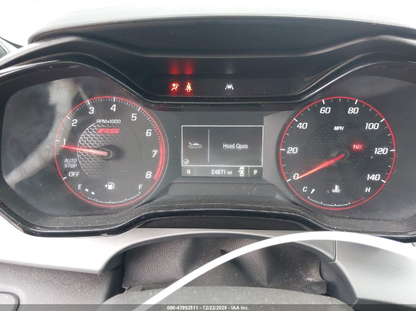 2025 Chevrolet Trax Fwd 1Rs VIN: KL77LGEP1SC154011 Lot: 43992511