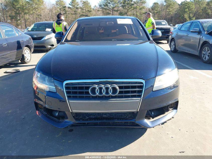 2009 Audi A4 2.0T Premium VIN: WAUJF78K69N060055 Lot: 43992532