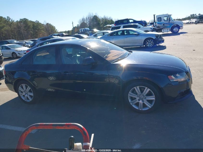 2009 Audi A4 2.0T Premium VIN: WAUJF78K69N060055 Lot: 43992532