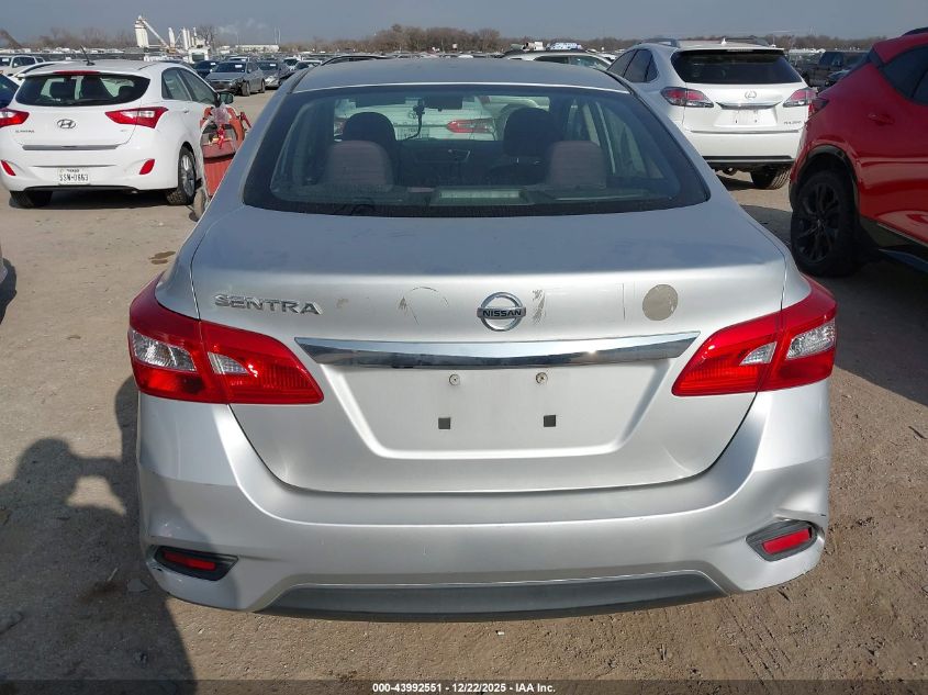 2018 Nissan Sentra VIN: 3N1AB7AT6JY276227 Lot: 43992551