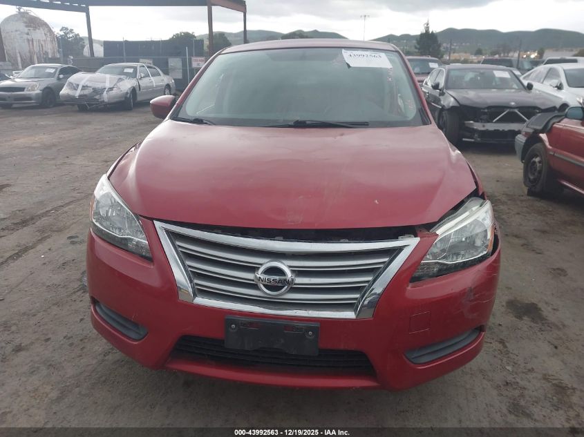 2013 Nissan Sentra S VIN: 3N1AB7AP5DL762139 Lot: 43992563