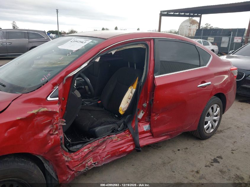 2013 Nissan Sentra S VIN: 3N1AB7AP5DL762139 Lot: 43992563