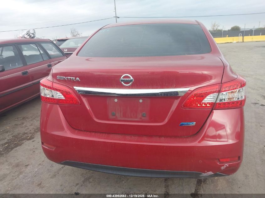 2013 Nissan Sentra S VIN: 3N1AB7AP5DL762139 Lot: 43992563