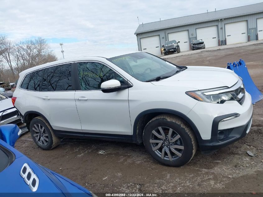 2020 Honda Pilot Awd Ex VIN: 5FNYF6H34LB061490 Lot: 43992568