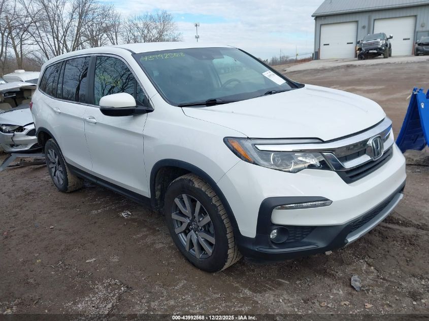 2020 Honda Pilot Awd Ex VIN: 5FNYF6H34LB061490 Lot: 43992568