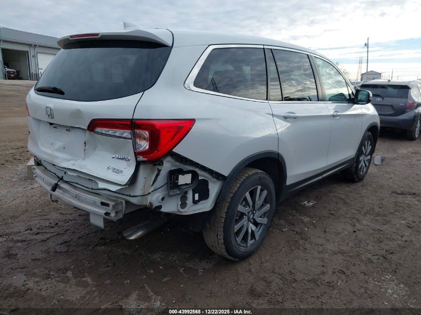 2020 Honda Pilot Awd Ex VIN: 5FNYF6H34LB061490 Lot: 43992568