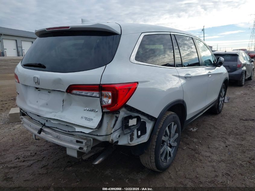 2020 Honda Pilot Awd Ex VIN: 5FNYF6H34LB061490 Lot: 43992568