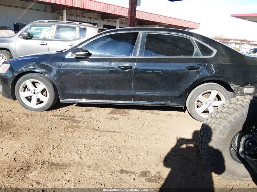 2012 Volkswagen Passat 2.5L Se VIN: 1VWBP7A3XCC027194 Lot: 43992570