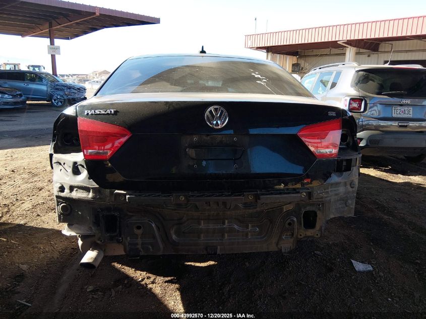 2012 Volkswagen Passat 2.5L Se VIN: 1VWBP7A3XCC027194 Lot: 43992570