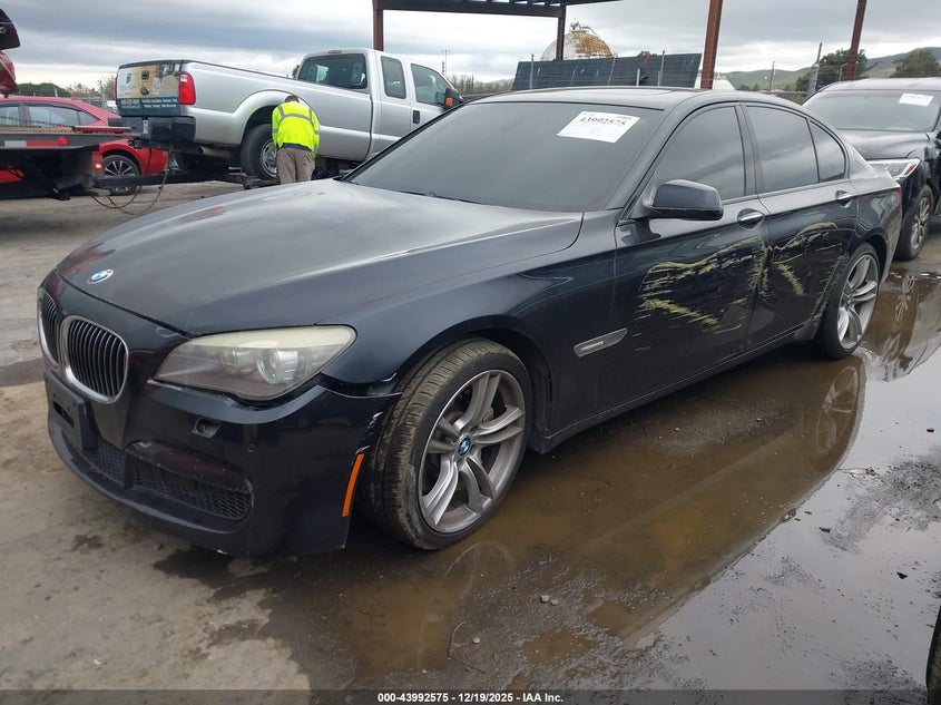 Vin: wbaka8c50cdx01210, lot: 44488283, bmw 750i 20122