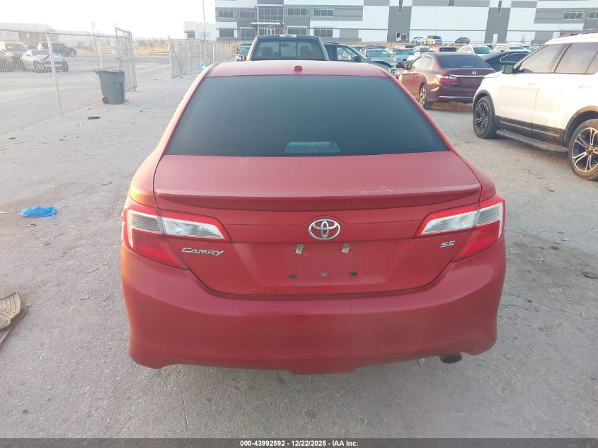 2012 Toyota Camry Se VIN: 4T1BF1FK7CU609293 Lot: 43992592