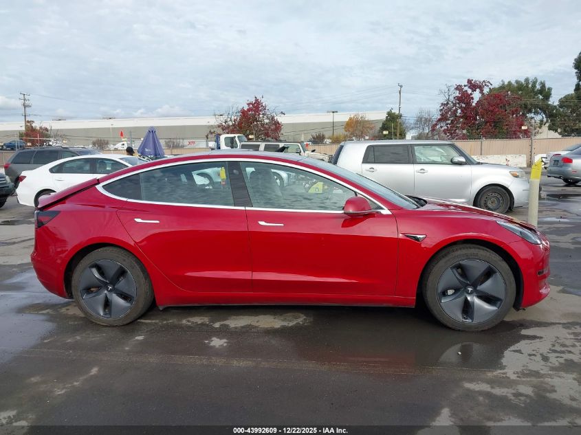 2018 Tesla Model 3 Long Range/Mid Range VIN: 5YJ3E1EA4JF030711 Lot: 43992609