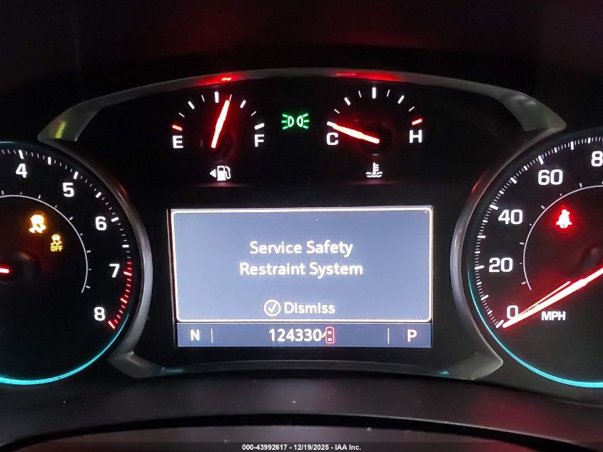 2020 Chevrolet Traverse Fwd Lt Cloth VIN: 1GNERGKW8LJ100424 Lot: 43992617