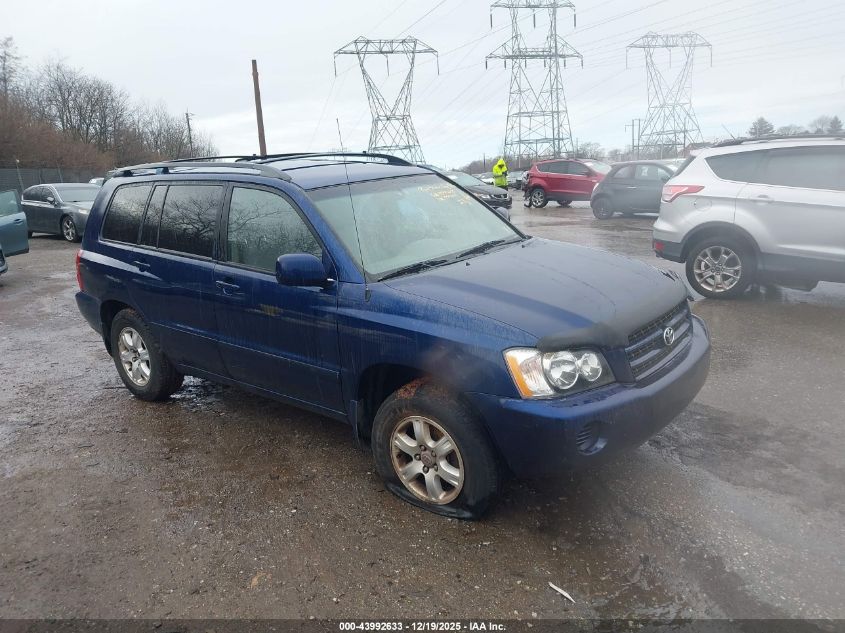 2003 Toyota Highlander V6 VIN: JTEGF21A230094219 Lot: 43992633