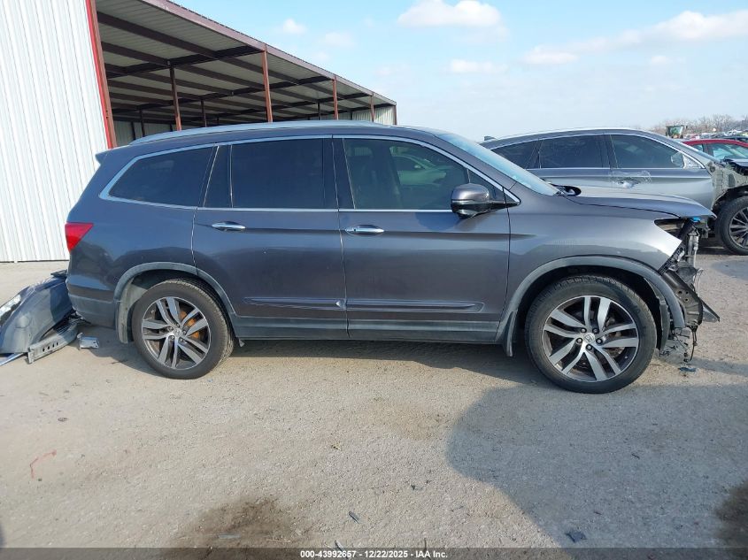 2016 Honda Pilot Touring VIN: 5FNYF6H9XGB047328 Lot: 43992657