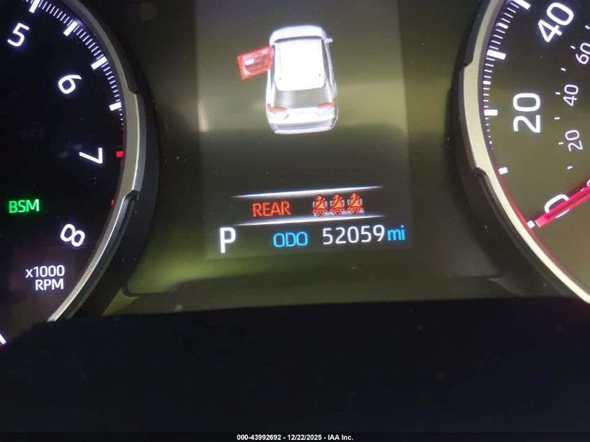 2020 Toyota Rav4 Xle VIN: 2T3W1RFVXLW091762 Lot: 43992692