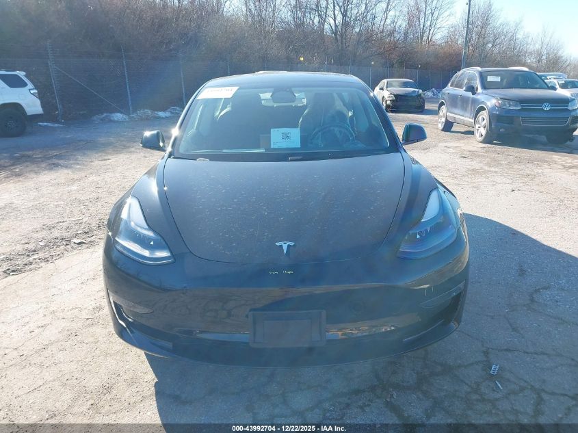 2023 Tesla Model 3 Long Range Dual Motor All-Wheel Drive VIN: 5YJ3E1EB9PF386878 Lot: 43992704