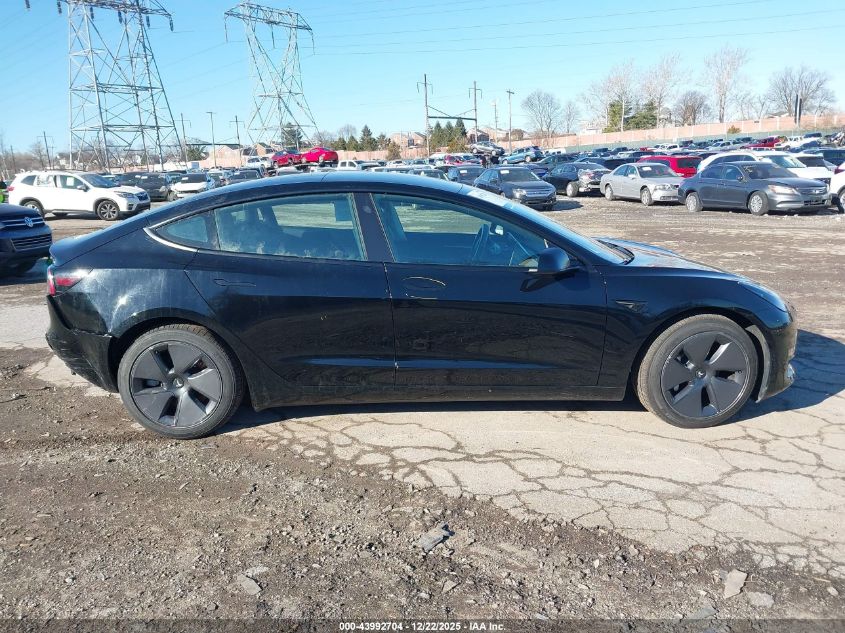 2023 Tesla Model 3 Long Range Dual Motor All-Wheel Drive VIN: 5YJ3E1EB9PF386878 Lot: 43992704