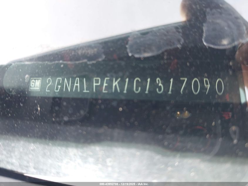 2012 Chevrolet Equinox 2Lt VIN: 2GNALPEK1C1317090 Lot: 43992708