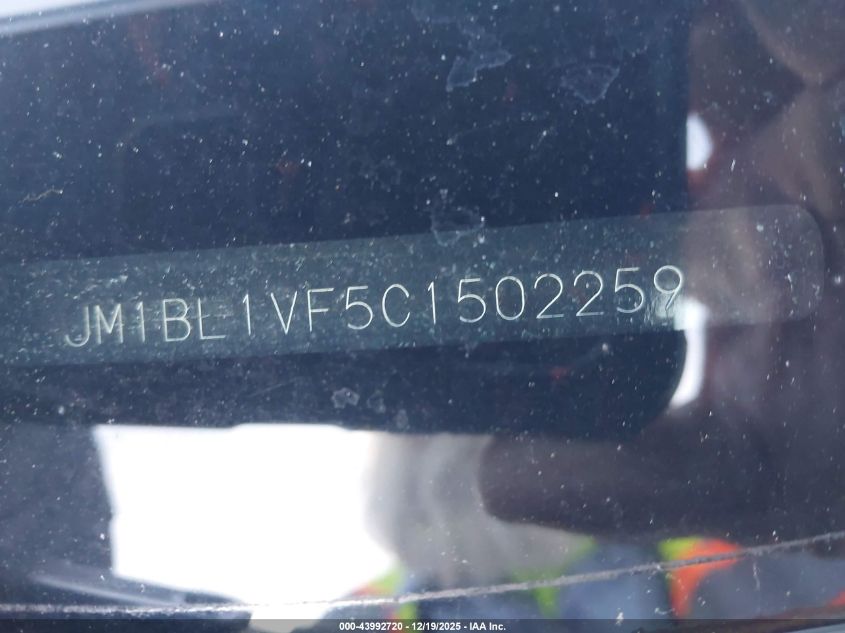 2012 Mazda Mazda3 I Touring VIN: JM1BL1VF5C1502259 Lot: 43992720